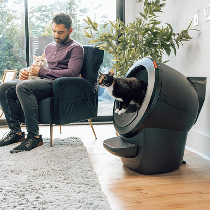 Litter-Robot 4 Automatic Self-Cleaning Cat Litter Box, Black