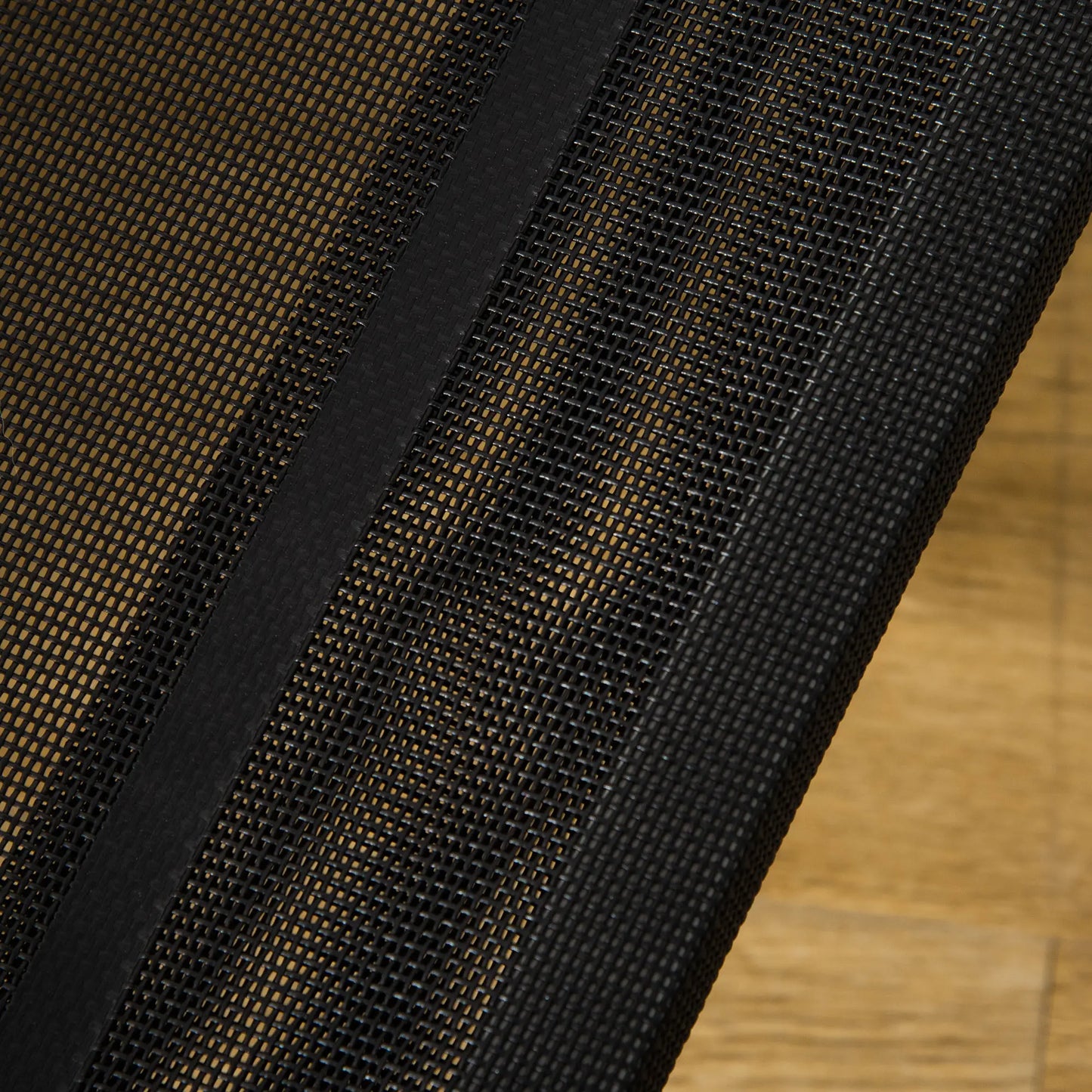 Cama elevada para perros STANDFORD, transpirable con soporte en acero  90x65x20cm color negro