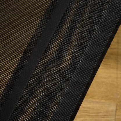 Cama elevada para perros STANDFORD, transpirable con soporte en acero  90x65x20cm color negro