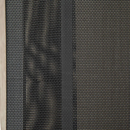 Cama elevada para perros STANDFORD, transpirable con soporte en acero  90x65x20cm color negro